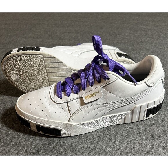 Puma Women’s Cali Bold 370811-01 White Casual Shoes Sneakers Size M9 (men’s 7.5) - Picture 2 of 13